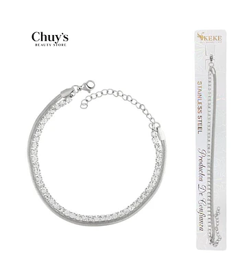 Pulsera Acero Inoxidable 18*5cm - Chuys Beautys | Chuy's Beautys Store