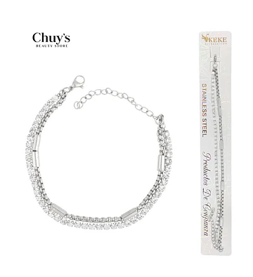 Pulsera Acero Inoxidable 18*5cm - Chuys Beautys | Chuy's Beautys Store