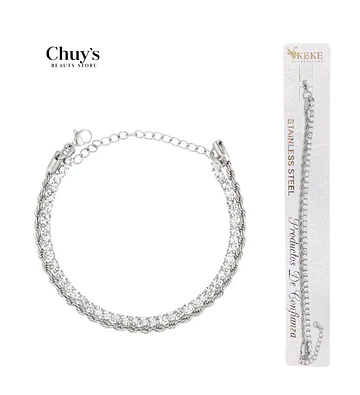 Pulsera Acero Inoxidable 18*5cm - Chuys Beautys | Chuy's Beautys Store
