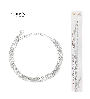 Pulsera Acero Inoxidable 18*5cm - Chuys Beautys | Chuy's Beautys Store