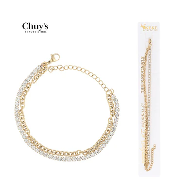 Pulsera Acero Inoxidable 18*5cm - Chuys Beautys | Chuy's Beautys Store