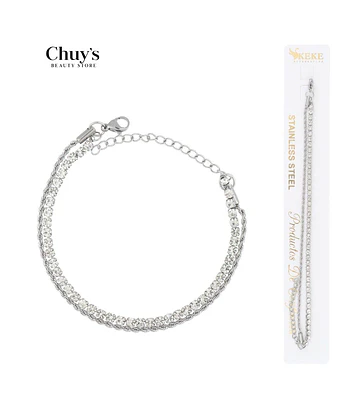 Pulsera Acero Inoxidable 18*5cm - Chuys Beautys | Chuy's Beautys Store