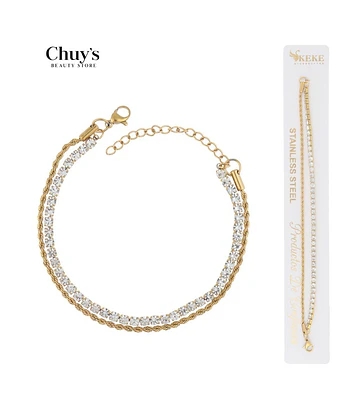 Pulsera Acero Inoxidabl 18*5cm - Chuys Beautys | Chuy's Beautys Store
