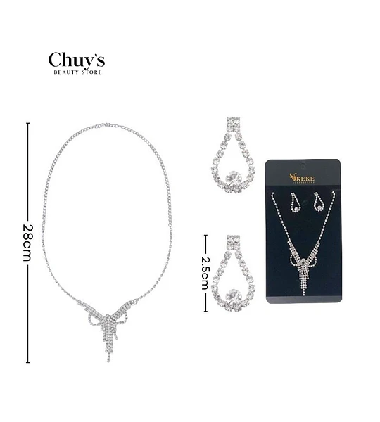 Conjunto de Accesorios con Piedreria