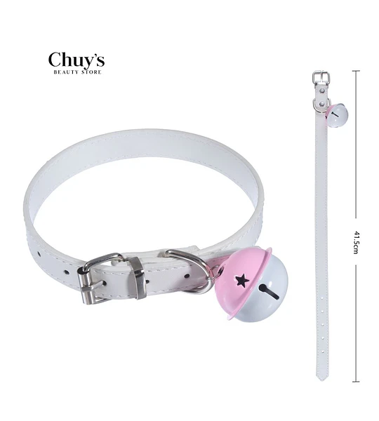 Choker con Campana Rosa