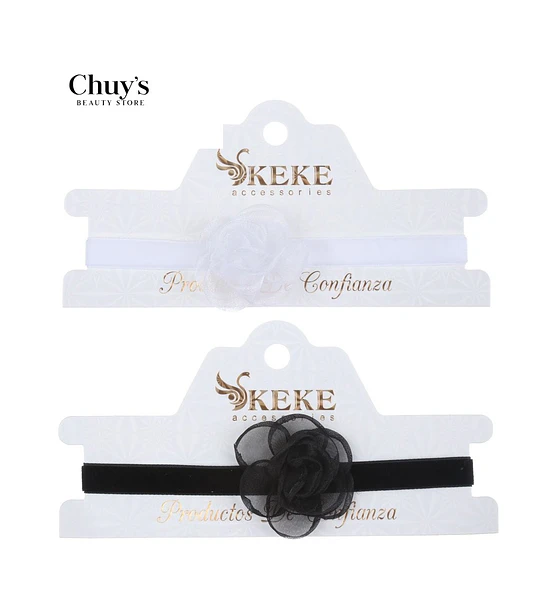 Chokers con Flores