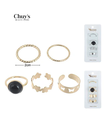 Set de Anillos Surtidos - Chuys Beautys | Chuy's Beautys Store