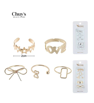 Set de Anillos Surtidos - Chuys Beautys | Chuy's Beautys Store
