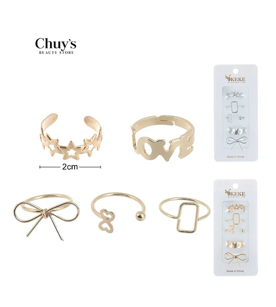 Set de Anillos Surtidos