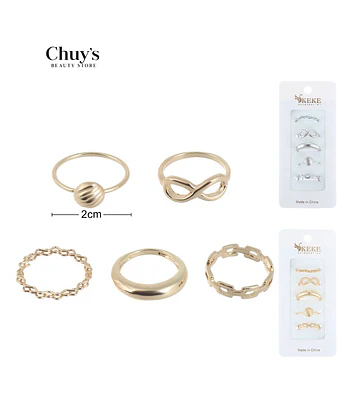 Set de Anillos Surtidos - Chuys Beautys | Chuy's Beautys Store