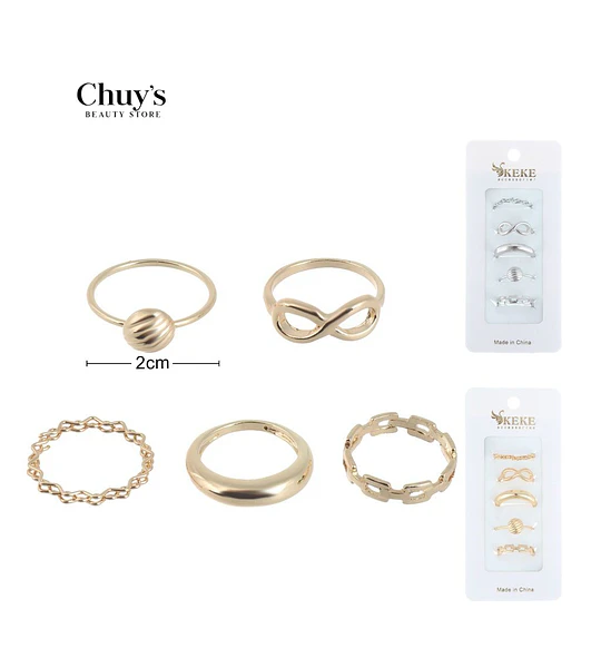 Set de Anillos Surtidos