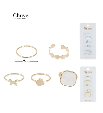 Set de Anillos Surtidos - Chuys Beautys | Chuy's Beautys Store