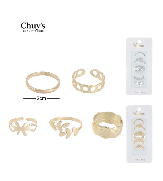 Set de Anillos Surtidos