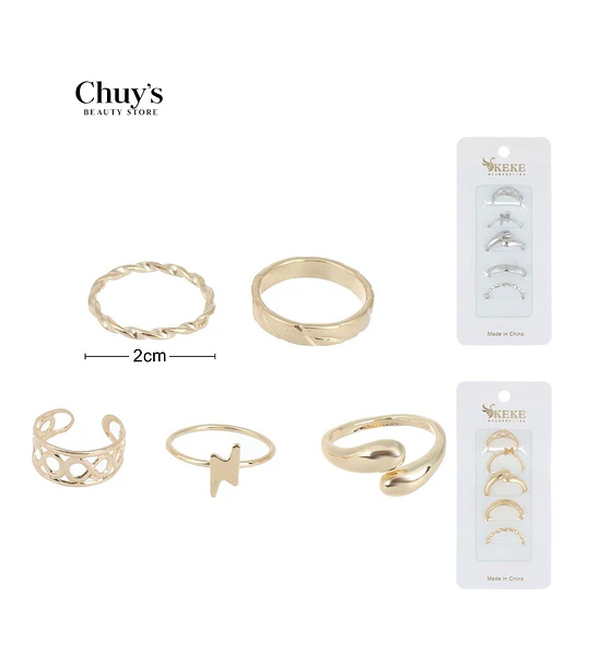 Set de Anillos Surtidos