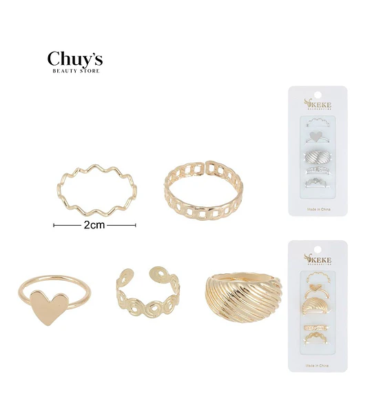 Set de Anillos Surtidos