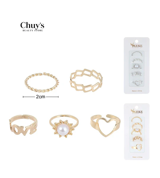 Set de Anillos Surtidos