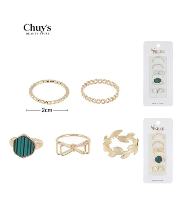Set de Anillos Surtidos - Chuys Beautys | Chuy's Beautys Store