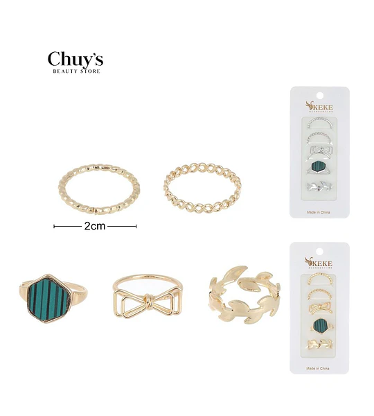 Set de Anillos Surtidos