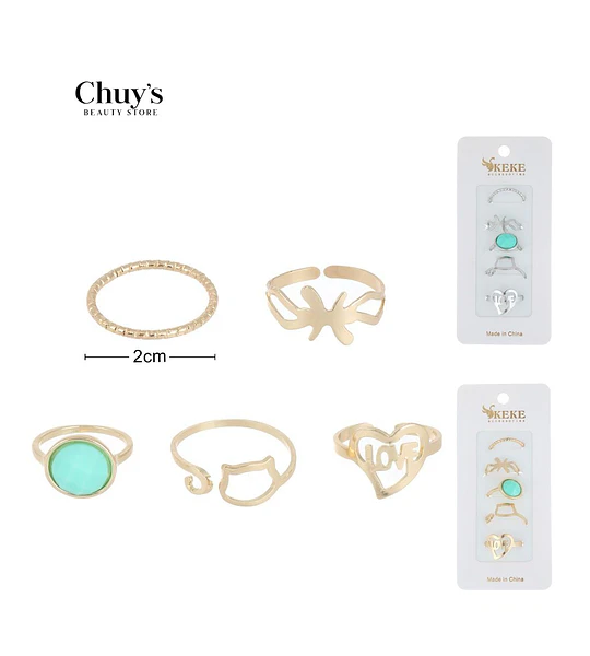 Set de Anillos Surtidos