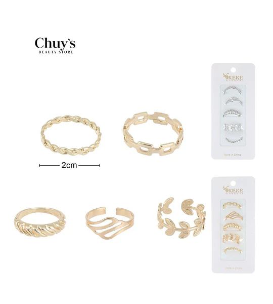 Set de Anillos Surtidos