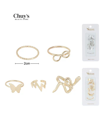 Set de Anillos Surtidos - Chuys Beautys | Chuy's Beautys Store