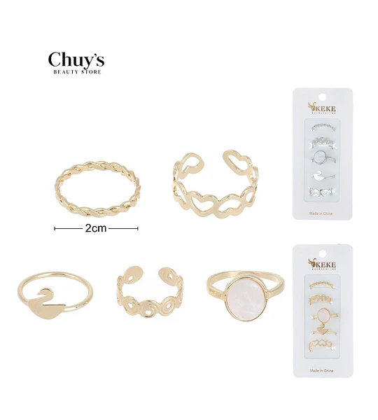 Set de Anillos Surtidos