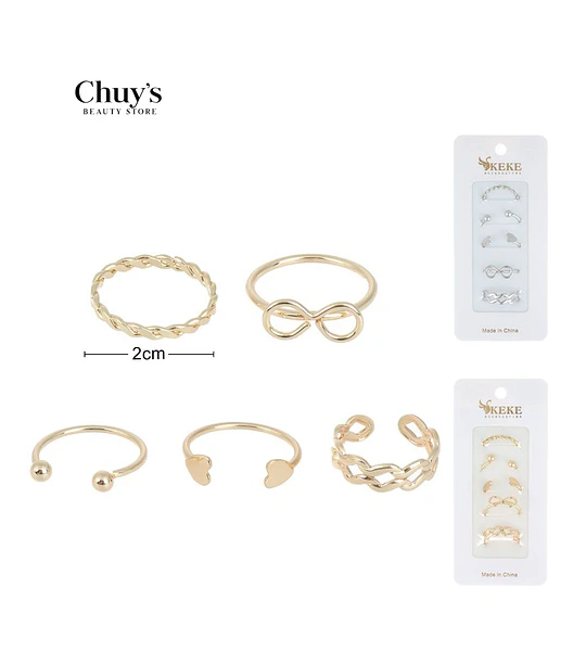 Set de Anillos Surtidos