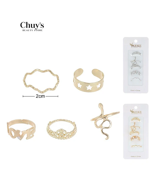 Set de Anillos Surtidos