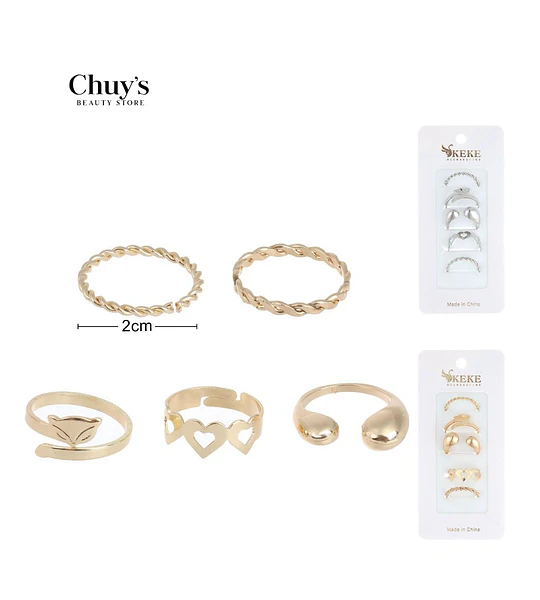 Set de Anillos Surtidos