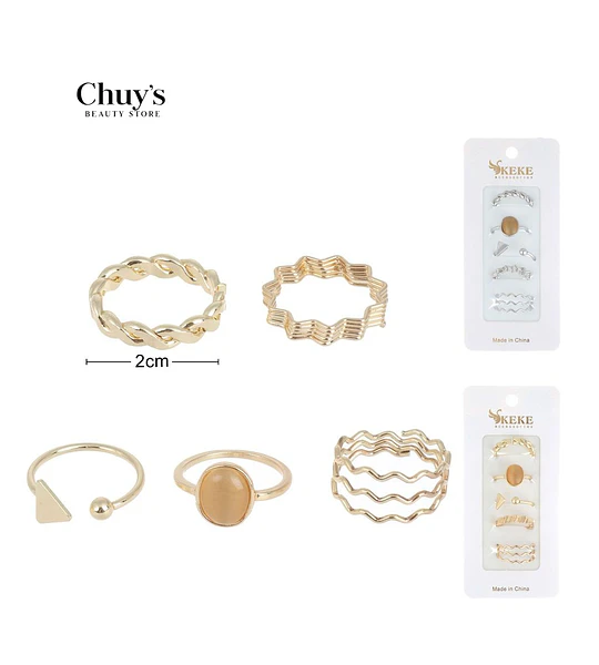 Set de Anillos Surtidos