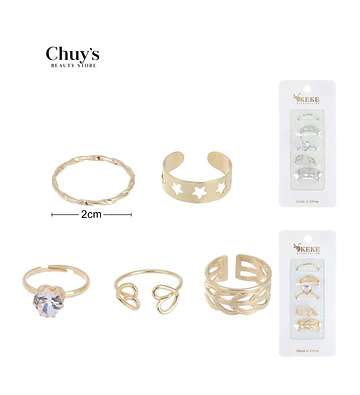 Set de Anillos Surtidos - Chuys Beautys | Chuy's Beautys Store