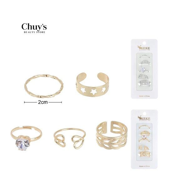 Set de Anillos Surtidos