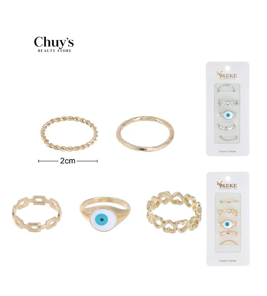 Set de Anillos Surtidos