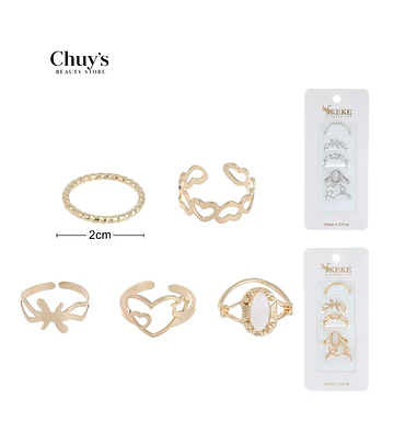 Set de Anillos Surtidos - Chuys Beautys | Chuy's Beautys Store