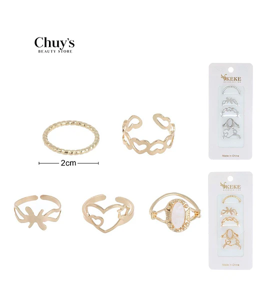 Set de Anillos Surtidos