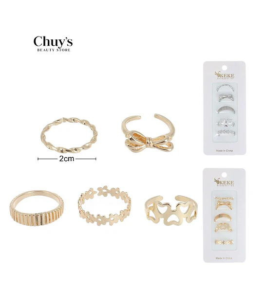 Set de Anillos Surtidos