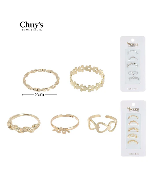 Set de Anillos Surtidos