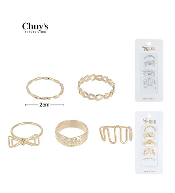Set de Anillos Surtidos - Chuys Beautys | Chuy's Beautys Store