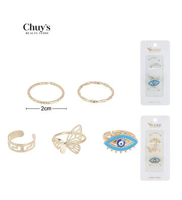 Set de Anillos Surtidos - Chuys Beautys | Chuy's Beautys Store