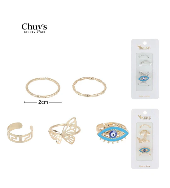 Set de Anillos Surtidos