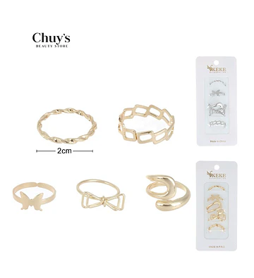Set de Anillos Surtidos - Chuys Beautys | Chuy's Beautys Store
