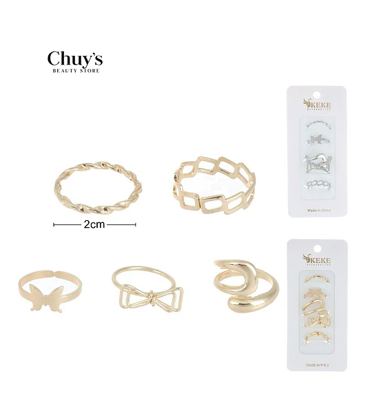 Set de Anillos Surtidos