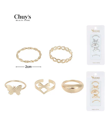 Set de Anillos Surtidos - Chuys Beautys | Chuy's Beautys Store