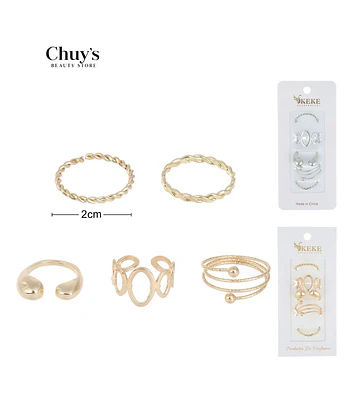 Set de Anillos Surtidos - Chuys Beautys | Chuy's Beautys Store