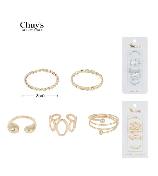 Set de Anillos Surtidos