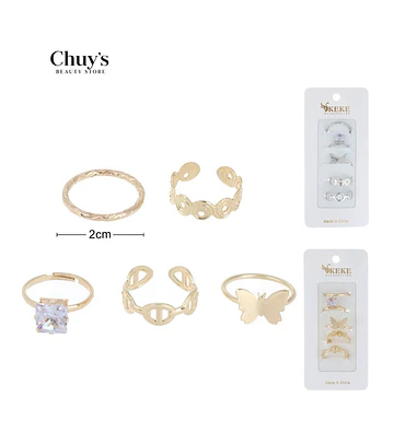 Set de Anillos Surtidos - Chuys Beautys | Chuy's Beautys Store