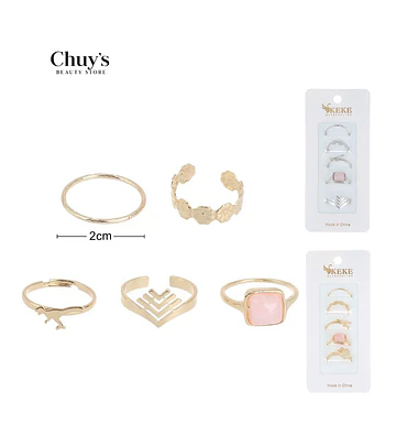 Set de Anillos Surtidos - Chuys Beautys | Chuy's Beautys Store