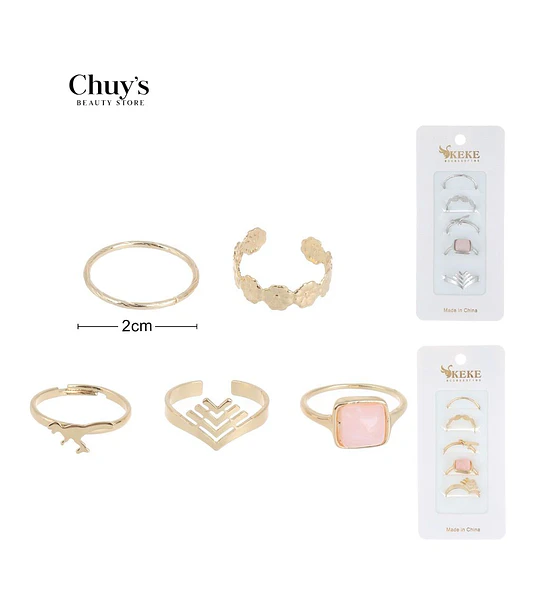 Set de Anillos Surtidos