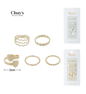 Set de Anillos Surtidos Modelos - Chuys Beautys | Chuy's Beautys Store