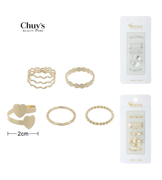 Set de Anillos Surtidos Modelos
